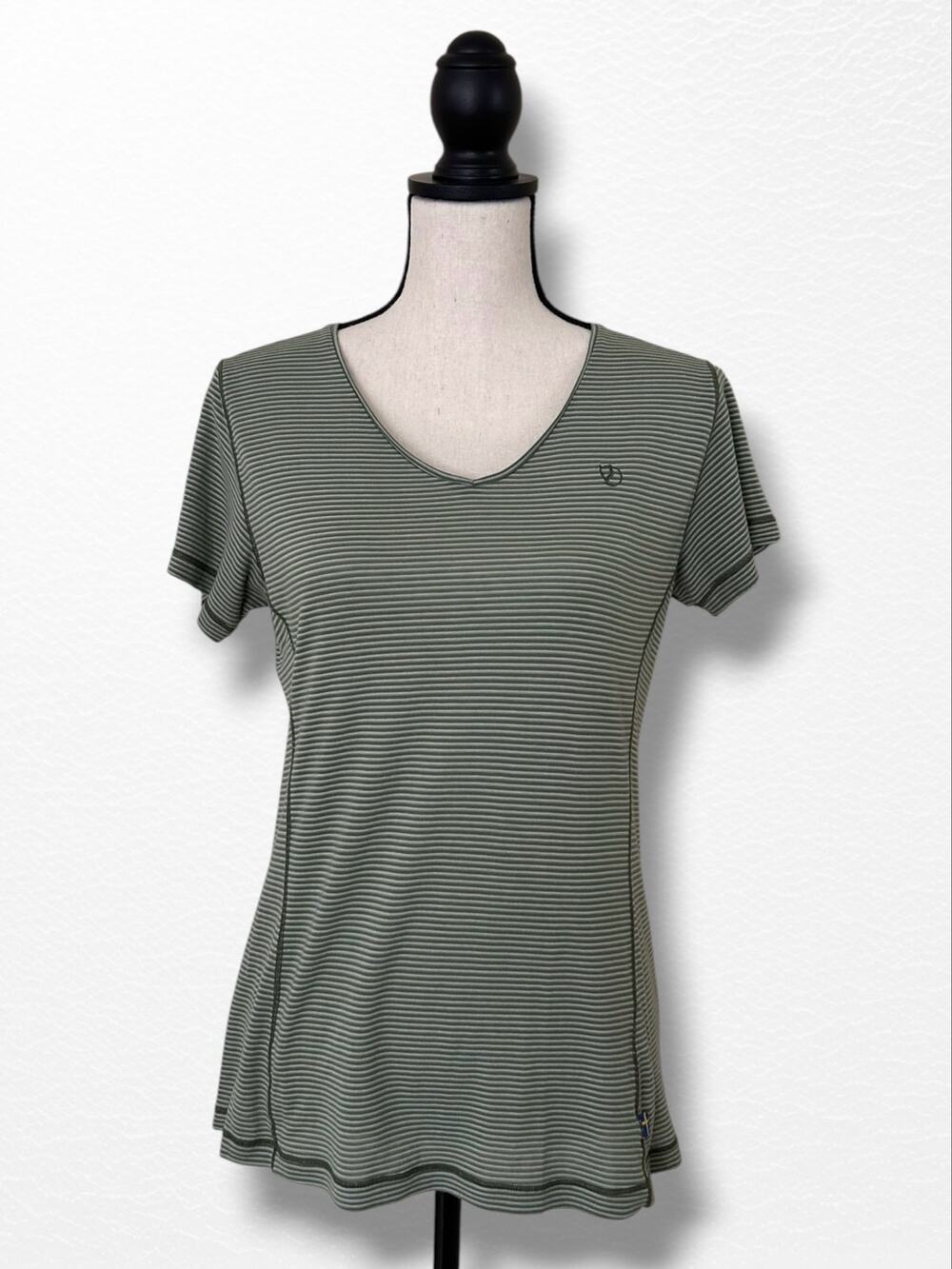 Fjällräven Women’s Abisko Cool T-Shirt in Patina Green, Size L